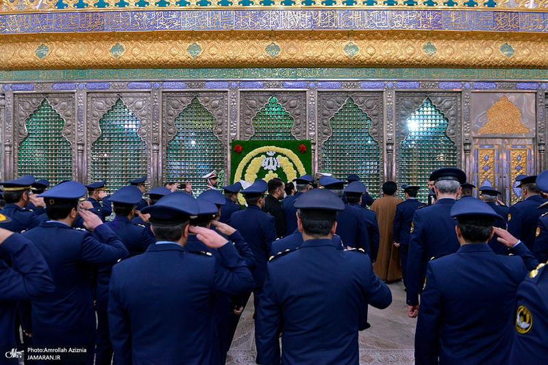 تجدید میثاق فرماندهان نیروی هوایی ارتش با آرمان های حضرت امام (س)