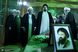 تجدید میثاق رئیس قوه قضائیه و مسئولان عالی قضایی با آرمان‌های امام خمینی(س)