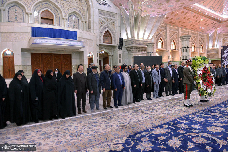 تجدید میثاق رئیس، اساتید و کارکنان دانشگاه تهران با آرمان های امام خمینی (س)