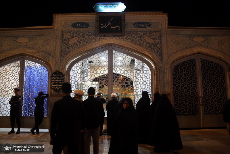 مراسم احیای شب بیست و یکم ماه رمضان در جوار حرم کریمه اهل بیت(س)