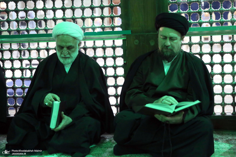 تجدید میثاق رئیس قوه قضائیه و مسئولان عالی قضایی با آرمان‌های حضرت امام خمینی (س)