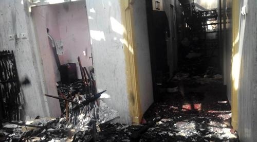 عملیات ۴۲ آتش‌نشان در پی آتش‌سوزی منزل مسکونی در آج بیشه
