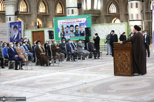 تجدید میثاق رئیس مجلس شورای اسلامی و نمایندگان با آرمان های حضرت امام (س)