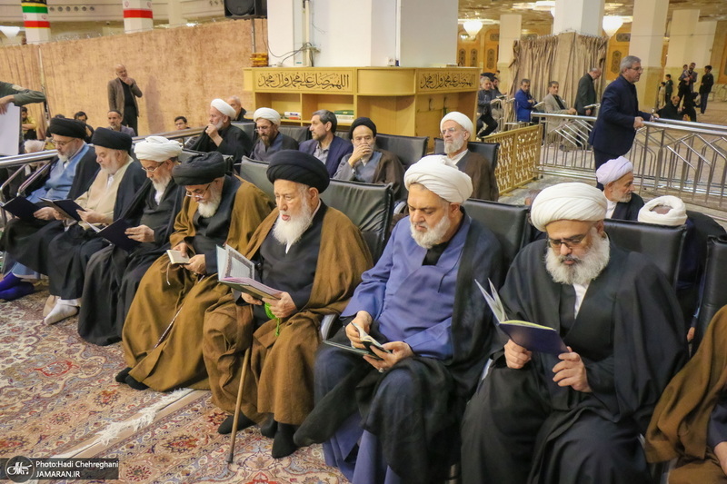 مراسم بزرگداشت شهید علی لاریجانی در حرم حضرت معصومه (س)
