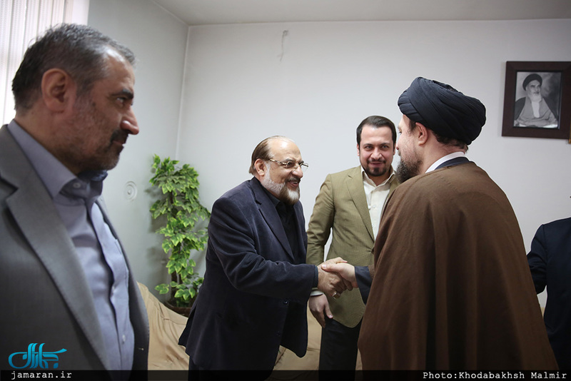 دیدار جمعی از اعضای شورای مرکزی حزب مؤتلفه با سید حسن خمینی 