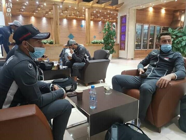 کاروان تیم ملی فوتبال سوریه وارد تهران شد+تصاویر
