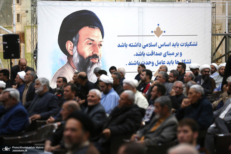 مراسم چهلمین روز در گذشت نوه قدرت الله علیخانی در حرم مطهره امام خمینی (س)