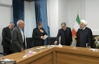 دیدار جمعی از مدیران سابق آموزش عالی با حسن روحانی (24)