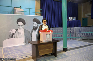 مرحله دوم انتخابات ریاست جمهوری چهاردهم در حسینیه جماران - 3