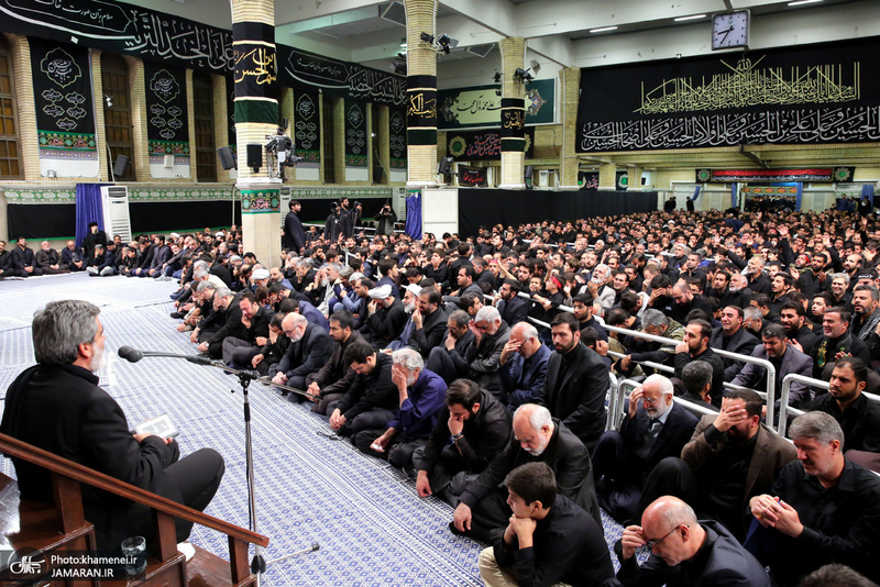 عزاداری شام غریبان در حسینیه امام خمینی(ره)