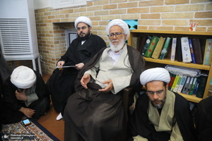 مراسم وداع با آیت الله العظمی شبیری زنجانی (ره)