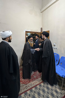 مراسم بزرگداشت آیت الله موسوی بجنوردی (ره) در بیت امام خمینی (س) در نجف اشرف