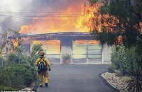 آتش سوزی شدید در کالیفرنیا 