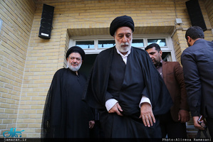 مراسم ختم مادر حجت الاسلام و المسلمین محتشمی پور در مسجد خاتم انبیاء (ص)