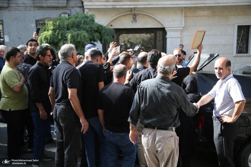 مراسم تشییع ثمینه باغچه‌بان