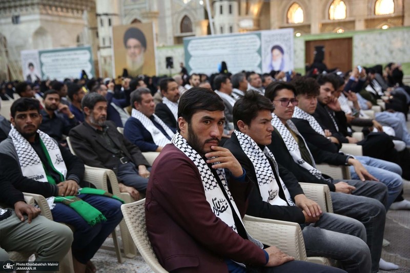 مراسم چهلم شهید سیدحسن نصرالله و سرلشکر نیلفروشان در حرم امام خمینی (س)