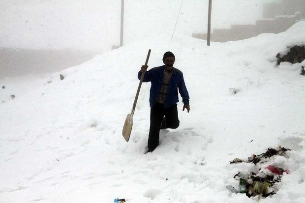 برف وکولاک، راه 50 روستای استان زنجان را بست