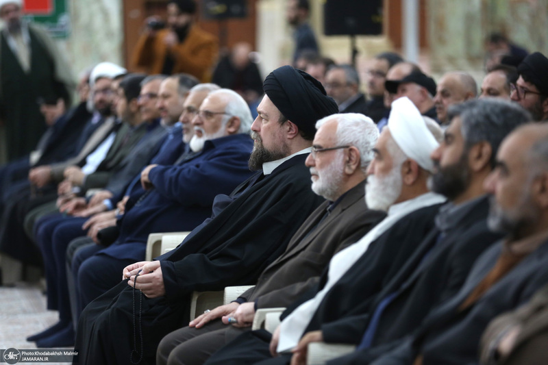 دیدار رئیس و اعضای کمیته امداد با سید حسن خمینی