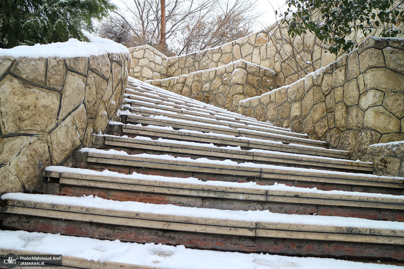 برف امروز تهران - 25 دیماه 1401