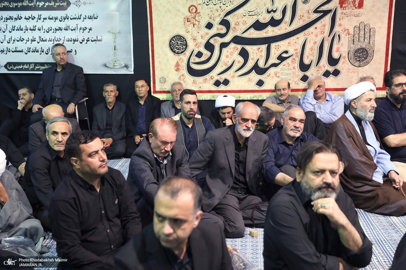 مراسم بزرگداشت همسر آیت الله موسوی بجنوردی (ره) در حسینیه شماره یک جماران-3