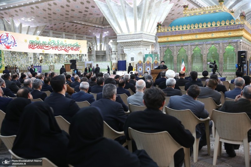 مراسم تجدیدمیثاق وزیر و معاونان وزارت امور خارجه با آرمان‌های امام خمینی