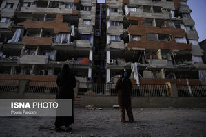 تصاویری از مناطق زلزله زده در سنندج و سر پل‌ذهاب