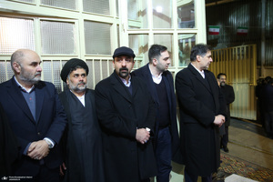 مراسم سالگرد رحلت آیت‌الله سید محمد موسوی بجنوردی در حسینیه جماران  -1