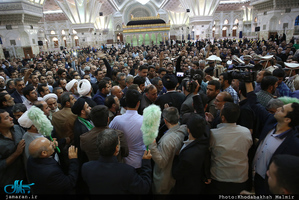 مراسم تشییع پیکر مطهر شهید حمله تروریستی اخیر مازیار سبزعلی در حرم مطهر امام خمینی(س)
