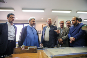 بازدید رئیس موسسه تنظیم و نشر آثار امام خمینی (س) از موسسه اطلاعات
