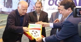 به همراه رونمایی مجدد از اتوبوس تیم ملی فوتبال ایران؛ مراسم تقدیر از پرسنل شرکت عقاب افشان سمنان