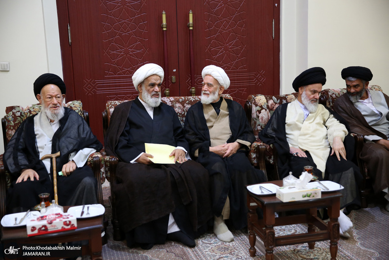 حاشیه تجدید میثاق هیأت رئیسه و اعضای مجلس خبرگان رهبری با آرمان های امام خمینی(س)