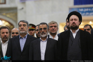 تجدید میثاق رئیس جمهور و هیات دولت با آرمان حضرت امام(س) 