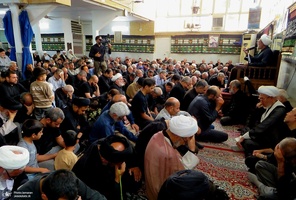 مراسم عزاداری ۲۸ صفر در دفتر آیت الله العظمی صانعی (ره)