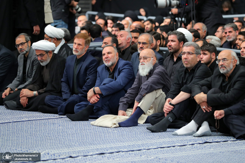 آخرین شب مراسم عزاداری حضرت اباعبدالله الحسین (ع) در حسینیه امام خمینی