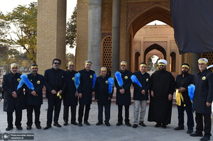 دسته عزاداری هیئت عاشقان ثارالله در حرم مطهر امام خمینی (س)