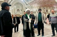 حضور شیخ ابراهیم زکزاکی در حرم مطهر امام خمینی (س) (7)