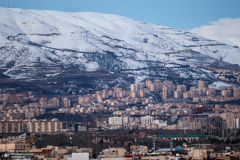 غروب خاص و زیبای تهران