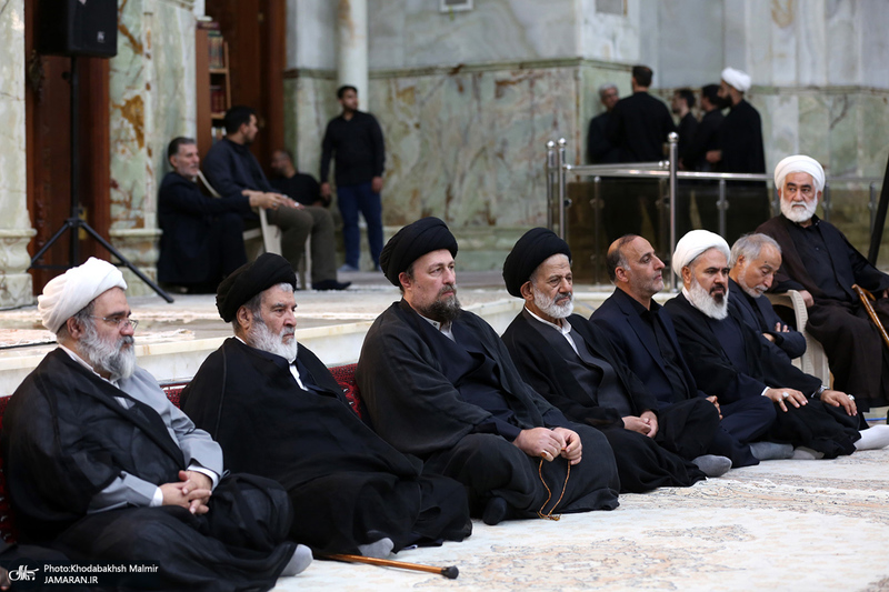 سومین شب عزاداری حضرت اباعبدالله الحسین (ع) در حرم امام خمینی