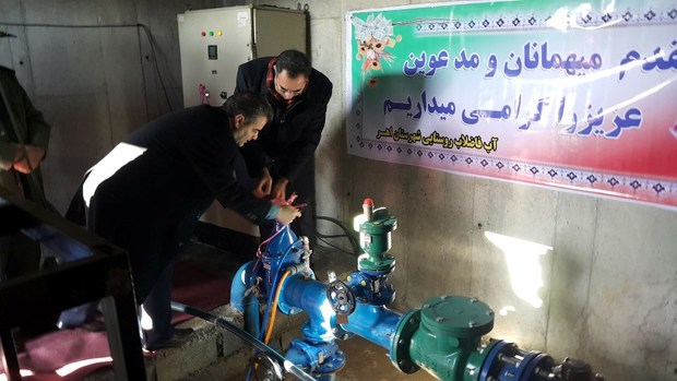 بهره برداری از فاز دوم مجتمع آبرسانی یخفروزان شهرستان اهر