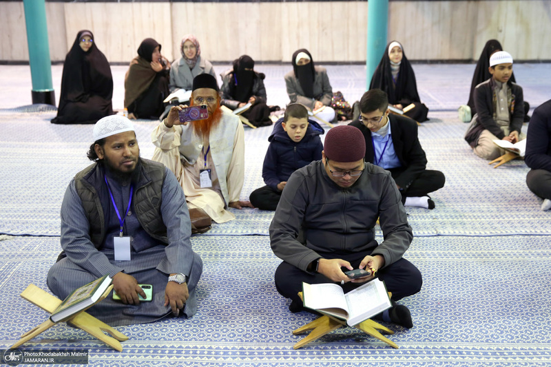 بازدید جمعی از دانش آموزان شرکت کننده هشتمین دوره مسابقات بین المللی دانش آموزی قرآن کریم از جماران