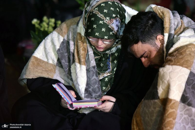 احیای شب بیست و سوم ماه رمضان در گلزار شهدای بهشت زهرا (س)