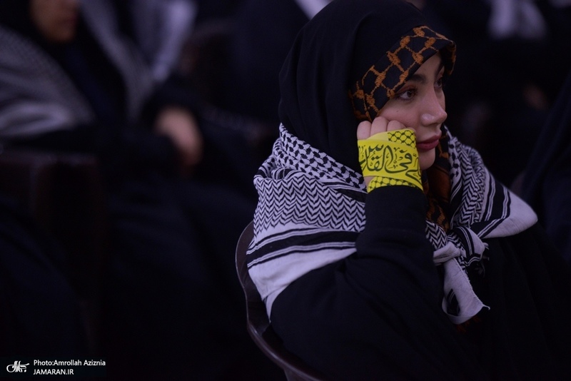 گردهمایی مسئولین بسیج دانشجویی و طلاب بسیجی در حرم امام با سخنرانی رئیس‌جمهور پزشکیان (2)