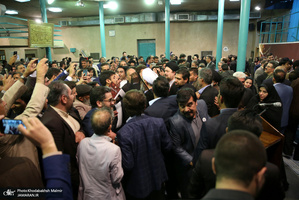 دیدار جمعی از اعضای حزب جمهوریت ایران اسلامی با سید حسن خمینی‎