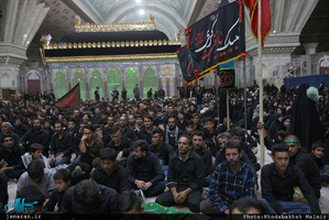 مراسم عزاداری شب تاسوعای حسینی در حرم مطهر امام خمینی (س)