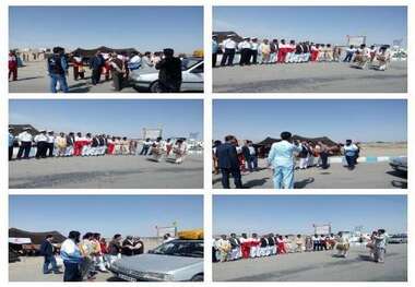 جنگ شادی و موسیقی محلی در ایام نوروز در ایرانشهر اجرا می شود