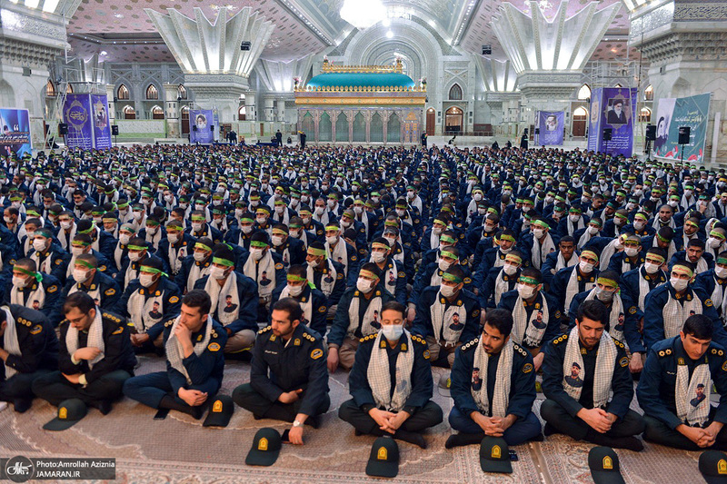 تجدید میثاق دانشجویان و فرماندهان دانشگاه افسری و تربیت پلیس امام حسن مجتبی (ع) با آرمان های امام خمینی (س)