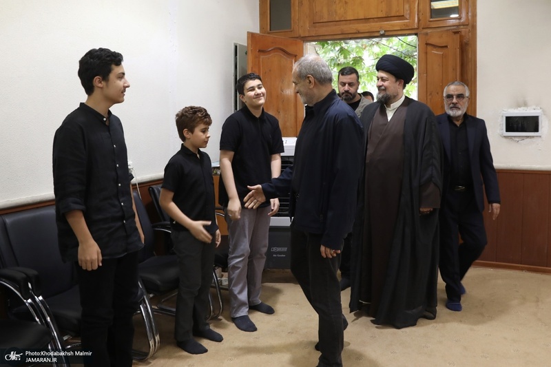 دیدار رئیس جمهوری با آیت الله سید حسن خمینی