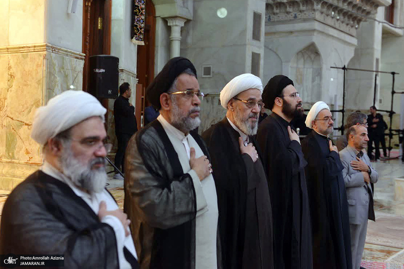 مراسم عزاداری شب عاشورای حسینی (ع) در حرم امام خمینی (س)