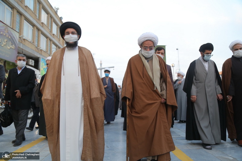 مراسم تشییع و خاکسپاری پیکر مرحوم آیت الله یزدی(ره)