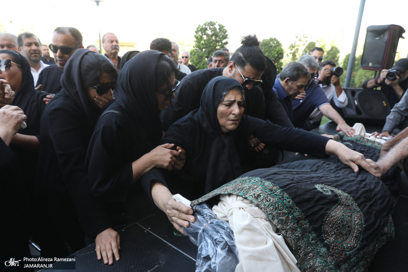 مراسم تشییع محمدرضا سوخته سرایی